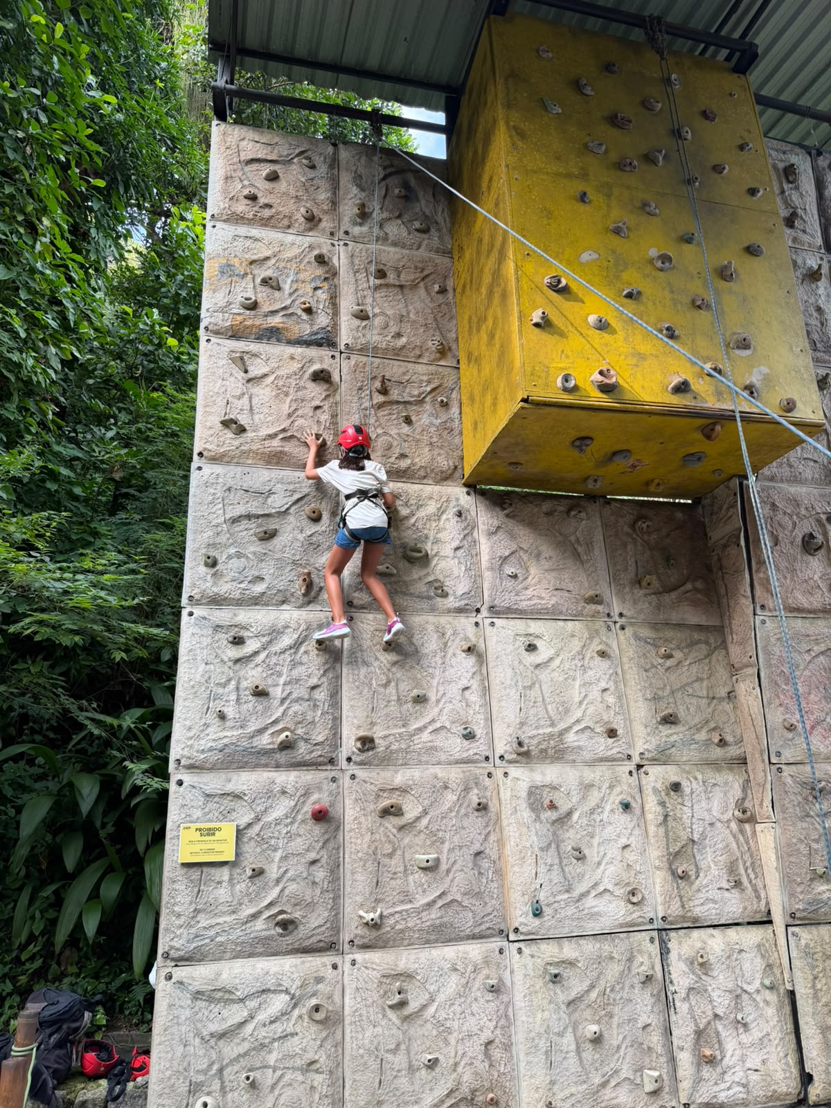 Escalada no Parque da Catacumba